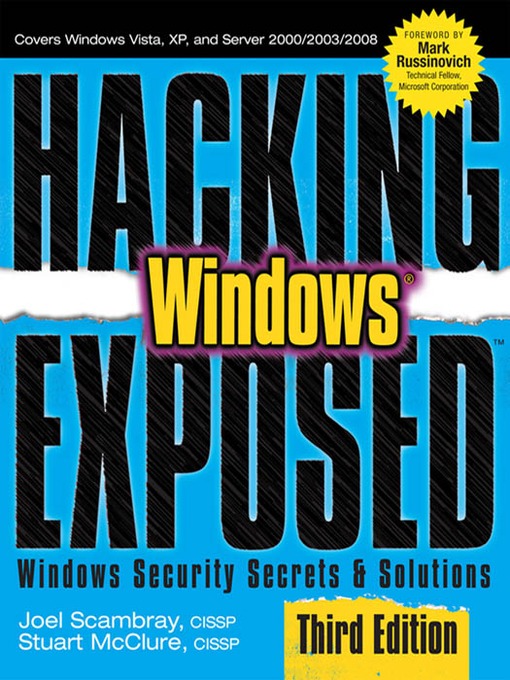 Title details for Hacking Exposed Windows by Joel Scambray - Available